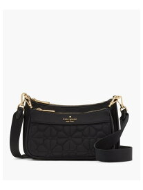 【SALE／70%OFF】デュエット スペード フラワー キルテッド ポリー スモール クロスボディ kate spade new york ケイトスペードニューヨーク バッグ ショルダーバッグ ブラック【RBA_E】【送料無料】[Rakuten Fashion]