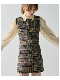 【SALE／64%OFF】【公式】エナメル ボタン ツイード ドレス kate spade new york ケイトスペードニューヨーク ワンピース・ドレス ワンピース【RBA_E】【送料無料】[Rakuten Fashion]