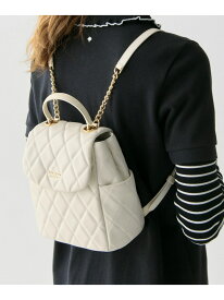 【SALE／64%OFF】【公式】キャリー スムース キルテッド スモール バックパック kate spade new york ケイトスペードニューヨーク バッグ リュック・バックパック ホワイト【RBA_E】【送料無料】[Rakuten Fashion]