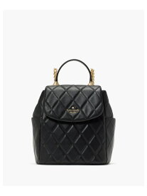【SALE／68%OFF】キャリー スムース キルテッド スモール バックパック kate spade new york ケイトスペードニューヨーク バッグ リュック・バックパック ブラック【RBA_E】【送料無料】[Rakuten Fashion]
