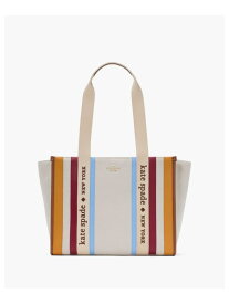 【SALE／64%OFF】キップ キャンバス ストライプ ラージ トート kate spade new york ケイトスペードニューヨーク バッグ トートバッグ【RBA_E】【送料無料】[Rakuten Fashion]