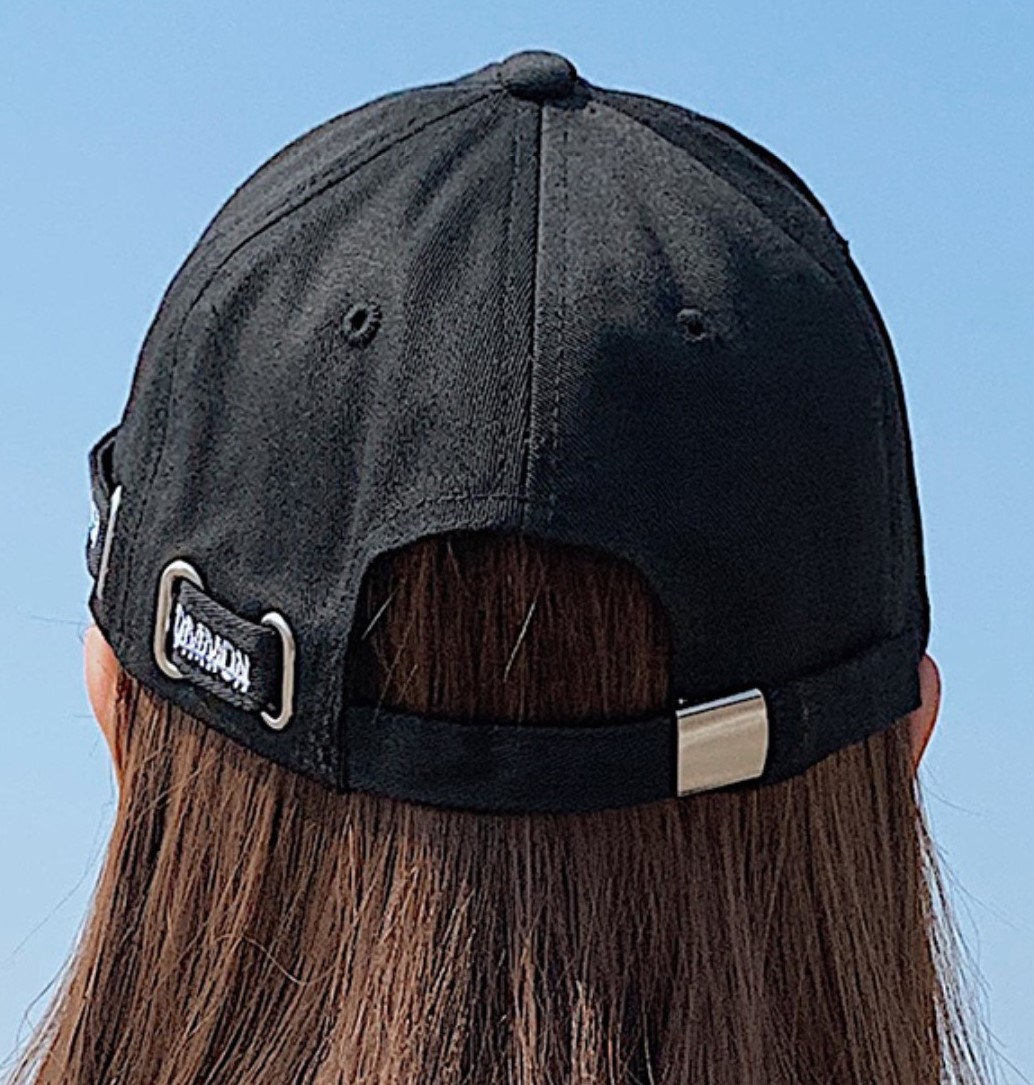 格安店 キャップ 黒 ロゴ ベルト 韓国 レディース メンズ 帽子 ユニセックス