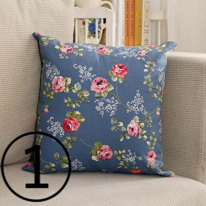 クッション 花柄 カラフル ハイセンス バラ フラワー 当社の フラワー