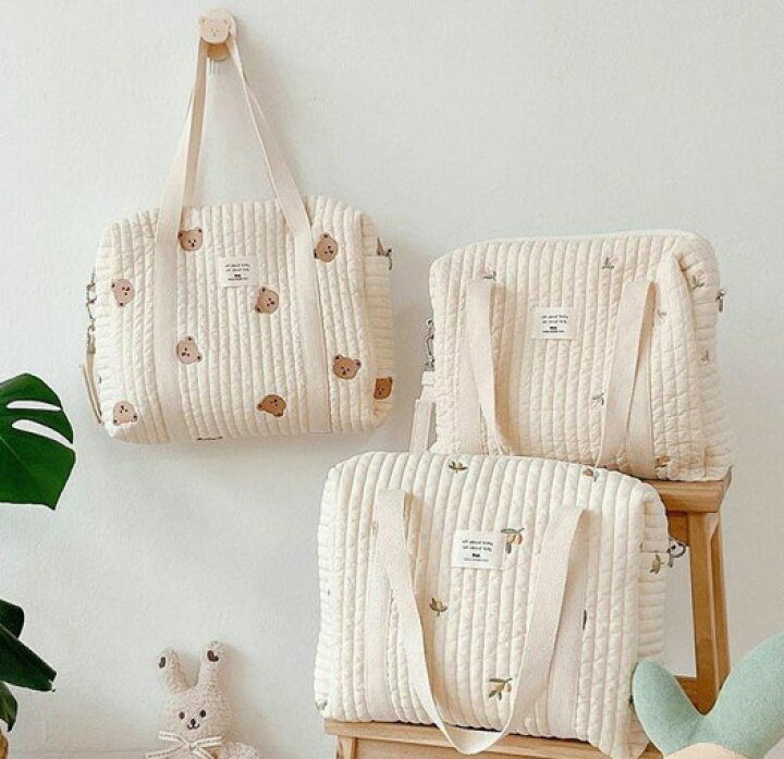 楽天市場】マザーズバッグ トートバッグ くま ベア チューリップ  