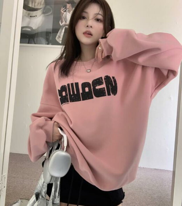 楽天市場】2カラー レトロ トレーナー ロゴ 長袖 スウェット トップス カットソー シンプル 大きいサイズ ビッグ ゆったり ピンク グレー ダンス  衣装 ヒップホップ HIPHOP レディース ガールズ ストリート 韓国 おしゃれ 奇抜 派手 個性的 : Kathina ピングートレーナー　大人レトロ