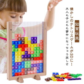 3Dテトリス 知育パズル おもちゃ パズル 知育玩具 木製 フレーム 子供 大人 3歳 4歳 5歳 小学生 カラフル テトリス 知育おもちゃ 脳トレ キッズ 子ども こども ABS樹脂 子供会 景品 誕生日 プレゼント ギフト 秋 ブロック 積み木 アクリル