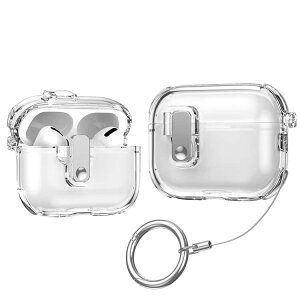 �P�[�X �S�ʕی� �N���A ���������܂܏[�d AirPods Pro2 AirPods4 ���� AirPods ��4���� �����h�~ �P�[�X Pro3 3/2/1 AirPods Pro �P�[�X �G�A�[�|�b�Y�v��3 �ϏՌ� ���� ���b�N�t�� ������� ���C�����X�[�d