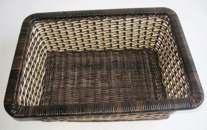 籐 脱衣かご ラタン 籐のランドリーラック レギュラー3段（脱衣カゴ1個付き） 通販 - ディノス