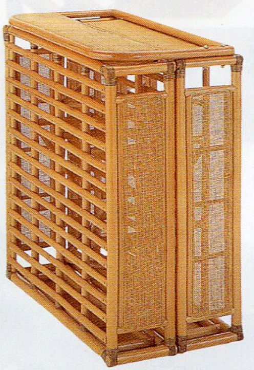 楽天市場】籐すのこ ベッド台 シングル ベッド 二つ折り 籐家具 籐