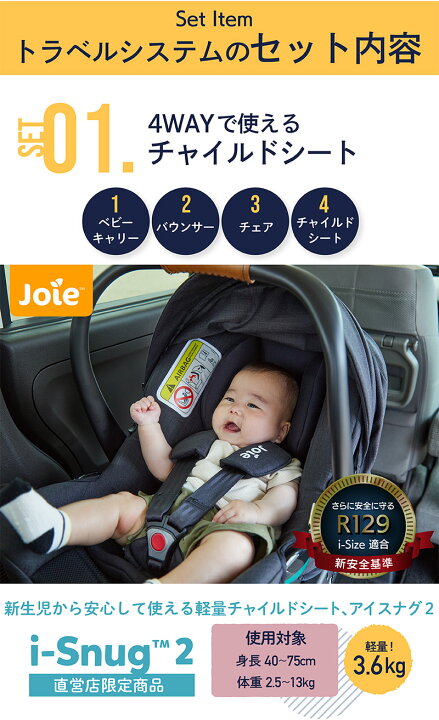 楽天市場】【SALE】＼10％オフ／ベビーカー joie ベビーカー トラベル 