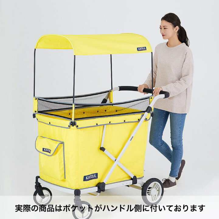 楽天市場】お散歩カート おさんぽ ワゴンカー 【6人乗り 屋根付き 対象 
