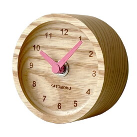 【公式】KATOMOKU カトモク muku mini clock 2 km-125 置き時計 ホワイトアッシュ 可愛い おしゃれ シンプル プレゼント ギフト