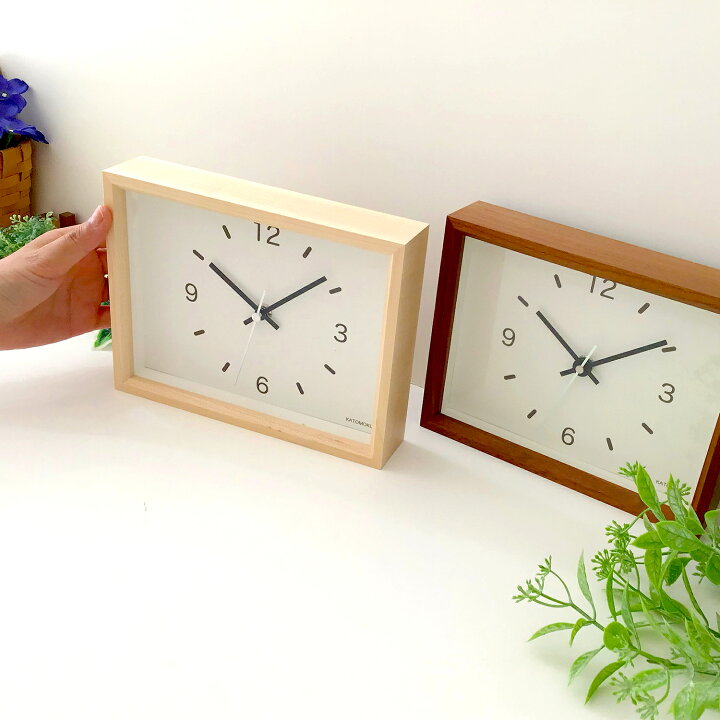 楽天市場】【公式】 KATOMOKU カトモク 置き時計 dual use clock 2 km 