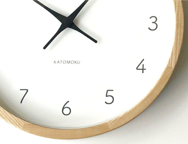 楽天市場】KATOMOKU muku clock 7 ナチュラル km-60NRC 電波時計 連続秒針 名入れ対応品 : KATOMOKU 楽天市場店