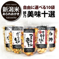 【ジャパンフードセレクション最高評価 グランプリ受賞】マヨネーズおかき 自由に選べる 新潟米 あられ …