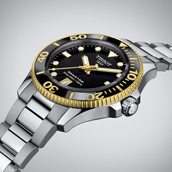 楽天市場】36ミリにサイズダウン！Tissot ティソ Seastar 1000 シー 