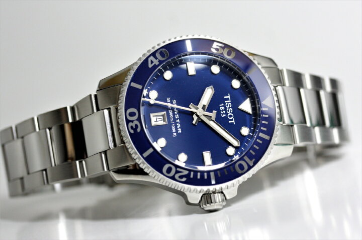 楽天市場】36ミリにサイズダウン！Tissot ティソ Seastar 1000 シー 