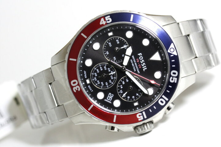 楽天市場】FOSSIL フォッシル FB-03クロノグラフ ステンレススチール 