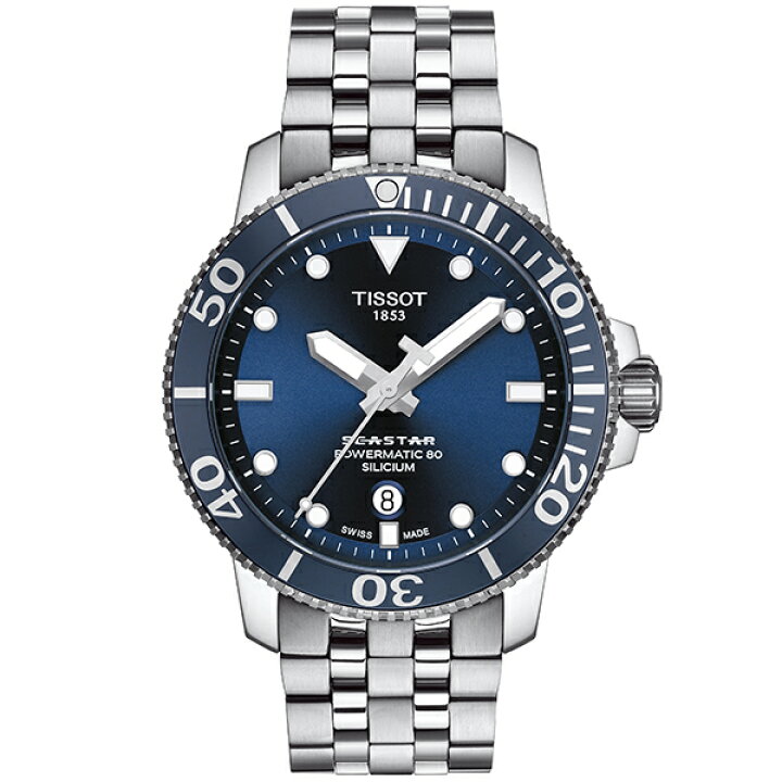 楽天市場】Tissot ティソ Seastar 1000 シースター シリシウムブルー  