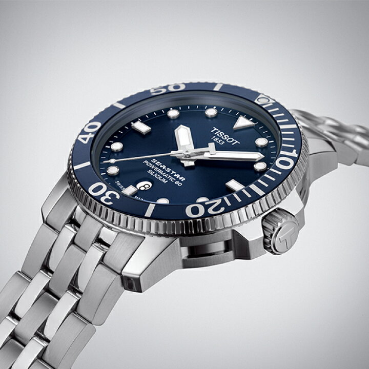 楽天市場】Tissot ティソ Seastar 1000 シースター シリシウムブルー  