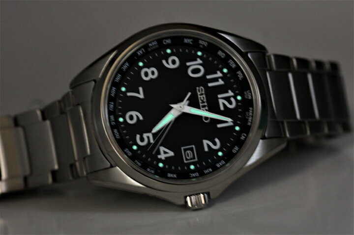 楽天市場】見やすい！ソーラー電波搭載！SEIKO セイコー チタン 