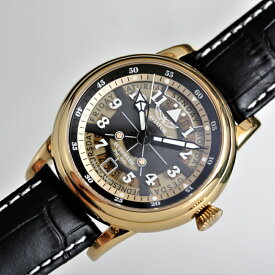 世界限定950本 ロシアのAVIATOR アビエーター DOUGLAS DAY DATE MECA-41 ダグラス・デイデイト 自動巻き腕時計 スケルトン スイス製自動巻き アビアートル腕時計