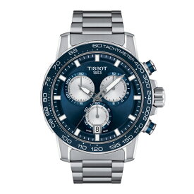 Tissot ティソ SUPERSPORT スーパースポーツ クォーツ・クロノグラフ腕時計 正規代理店商品 メンズ 100m防水 男性用腕時計 メンズウォッチ T1256171104100 ダイバーズデザイン