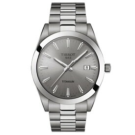 Tissot ティソ ジェントルマン クォーツ グレー腕時計 正規代理店商品 チタンケース Gentleman スイス製 t1274104408100