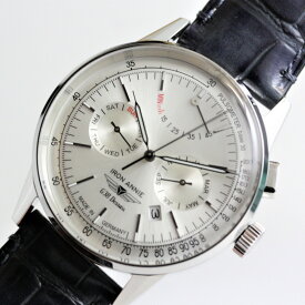 ドイツ製IRON ANNIE アイアン・アニー G38 Dessau トリプルカレンダー パワーリザーブ搭載自動巻き腕時計 メンズウォッチ 正規代理店商品 Junkers ユンカース