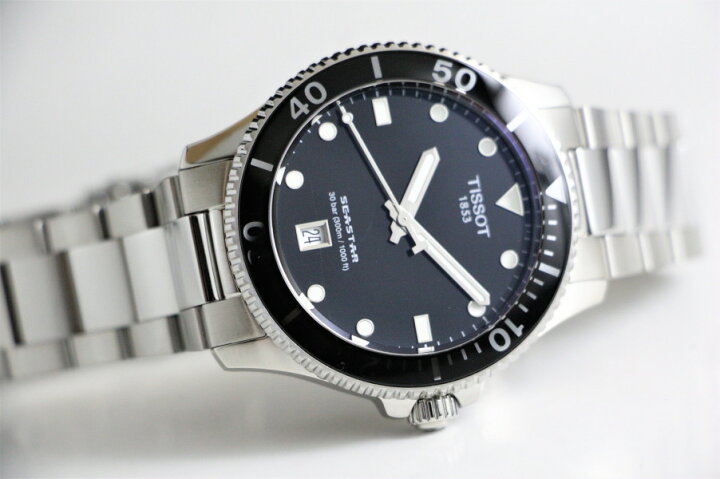 楽天市場】40ミリ！Tissot ティソ Seastar 1000 シースター クォーツ 