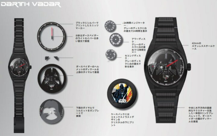 楽天市場】STAR WARS スターウォーズ × FOSSIL フォッシル DARTH VADER  
