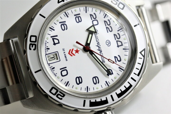 楽天市場】BOCTOK ボストーク コマンダスキー 24時間表示自動巻き  