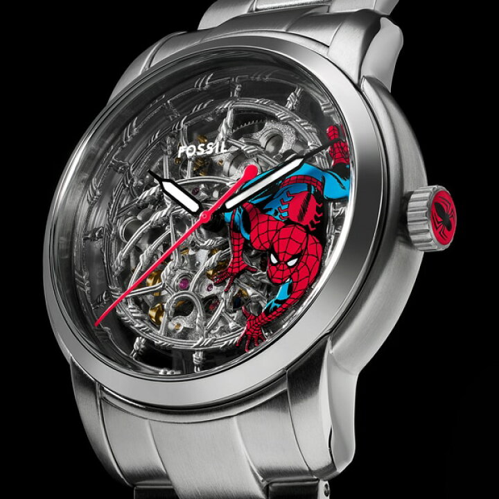 楽天市場】限定 MARVEL x Fossil マーベルとフォッシルのコラボモデル 