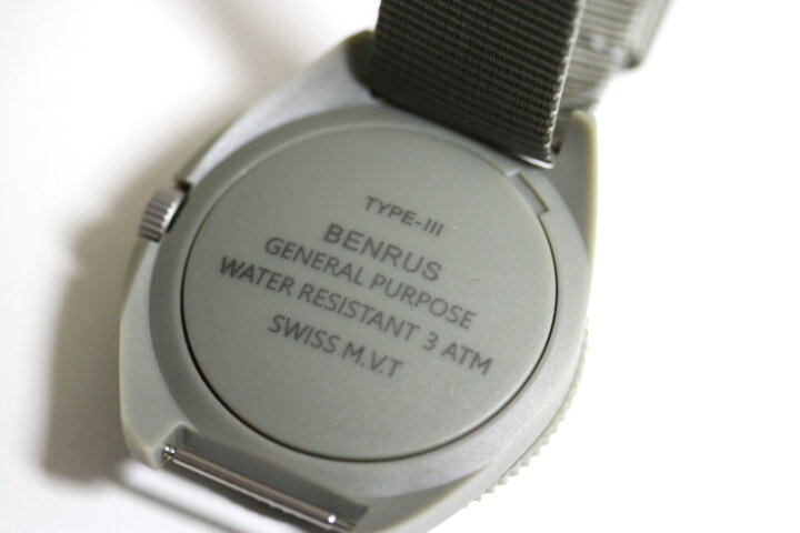 楽天市場】アメリカ軍採用 BENRUS ベンラス TYPE3 タイプ3 復刻モデル 