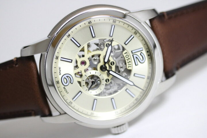 楽天市場】FOSSIL フォッシル Heritage ヘリテージ・スケルトン仕様の  