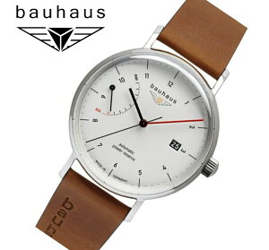 ドイツ 製 bauhaus バウハウス パワーリザーブ搭載 自動巻き腕時計 バウハウス・デザイン Uhrenwerk Ruhla ルーラ Made in Germany 41ミリ メンズウォッチ男性用腕時計 2160-1AT