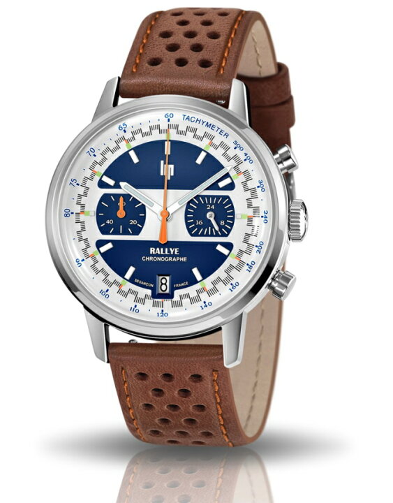 楽天市場】フランスのLIP リップ RALLYE 41 MM BLUE RING ラリー41 