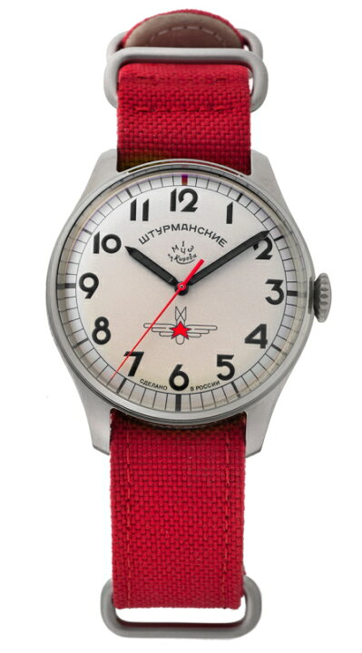 楽天市場 日本限定100本 ロシアのsturmanskie シュトルマンスキー さあ行こう ガガーリン着用復刻モデル アニバーサリーモデル 手巻き腕時計 シースルバック仕様 チタンケース 加坪屋 かつぼや