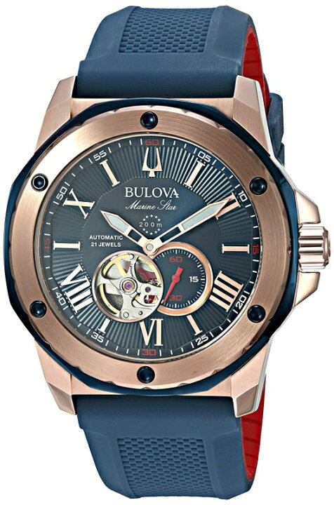 楽天市場】BULOVA ブローバ Marine Star マリンスター 200m防水セミ 