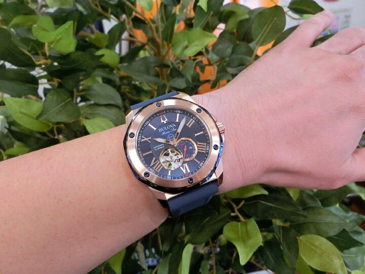 楽天市場】BULOVA ブローバ Marine Star マリンスター 200m防水セミ 
