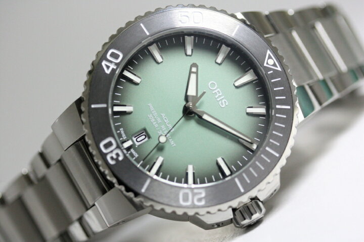 楽天市場】スイス製ORIS【オリス】AQUIS【アクイスデイト】300m防水  