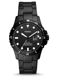 FOSSIL フォッシル FB-01ブラックベゼル・ダイバーデザイン 100m防水 正規代理店商品メンズ プレゼントにもオススメ 送料無料 クリスマス 腕時計