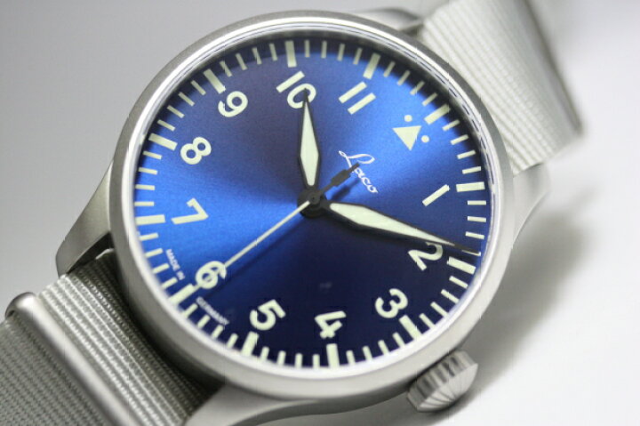 楽天市場】綺麗なブルーダイアル！ドイツ空軍採用のLaco ラコ 自動巻き  