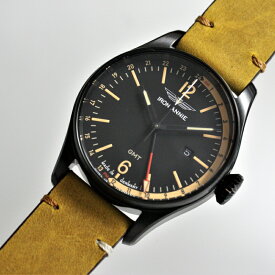 ドイツ製IRON ANNIE アイアン・アニー FLIGHT CONTROL 2ヶ国時刻表示のGMT搭載腕時計 メンズウォッチ 正規代理店商品 Junkers ユンカース フライト・コントロール