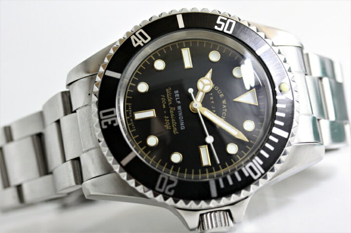 楽天市場】エイジング加工を施したヴィンテージ・デザイン VAGUE WATCH 