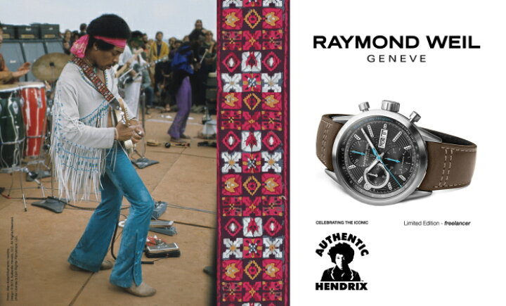 楽天市場 世界限定500本のjimi Hendrix ジミ ヘンドリックス Raymond Weil レイモンド ウェイル コラボモデル自動巻きクロノグラフ腕時計 メーカー希望小売価格396 000円 レイモンドウィル Freelancerフリーランサー ジミヘン 加坪屋 かつぼや