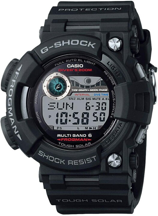 楽天市場】カシオG-SHOCK ジーショック FROGMAN フロッグマン ソーラー 