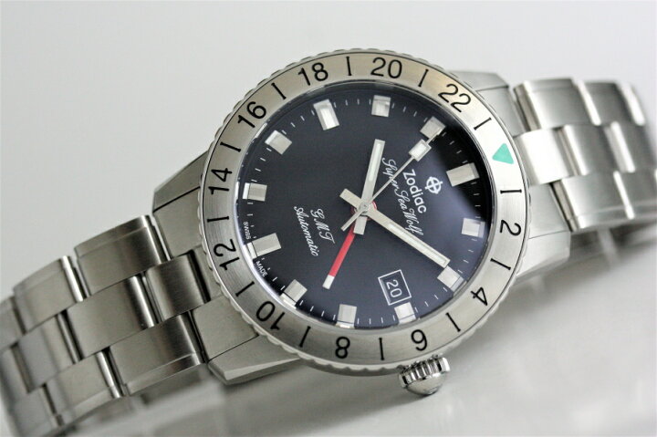 楽天市場】スイス製 ZODIAC ゾディアック Super Sea Wolf GMT スーパー 