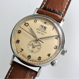 ドイツ製IRON ANNIE アイアン・アニー Amazonas デュアルタイム＆ビックデイト・クォーツ腕時計 メンズウォッチ 正規代理店商品 Junkersユンカース