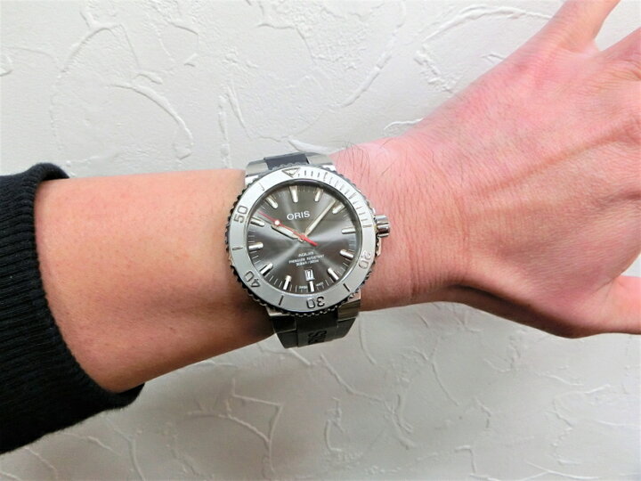 楽天市場】スイス製ORIS オリス AQUIS アクイスデイト・レリーフ 300m  